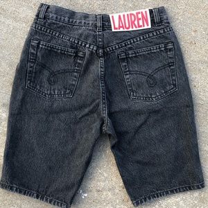 Rare Vtg Ralph Lauren 80s Jean Shorts